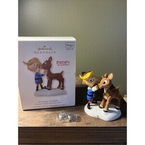 Hallmark Keepsake A Couple of Misfits Rudolph Red Nosed Reindeer Ornament 2008